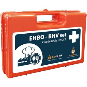 EHBO/BHV verbandkoffer HACCP incl wandbeugel