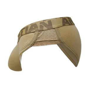 Andrew Christian Retro Brief w/ SHOW-IT® Khaki - MAAT S - Heren Ondergoed - Slip voor Man - Mannen Brief