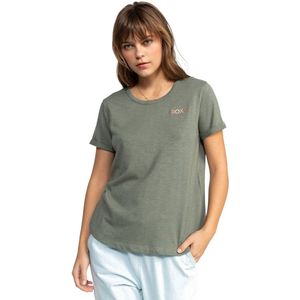 Roxy - Saturdaze - T-shirt - Groen - Korte Mouwen