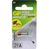 GP Hoog voltage alkaline rondcel 29A, blister 1