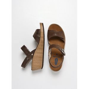 Wolky - 03552 Sanibel - Sandalen - Zwart - Leer