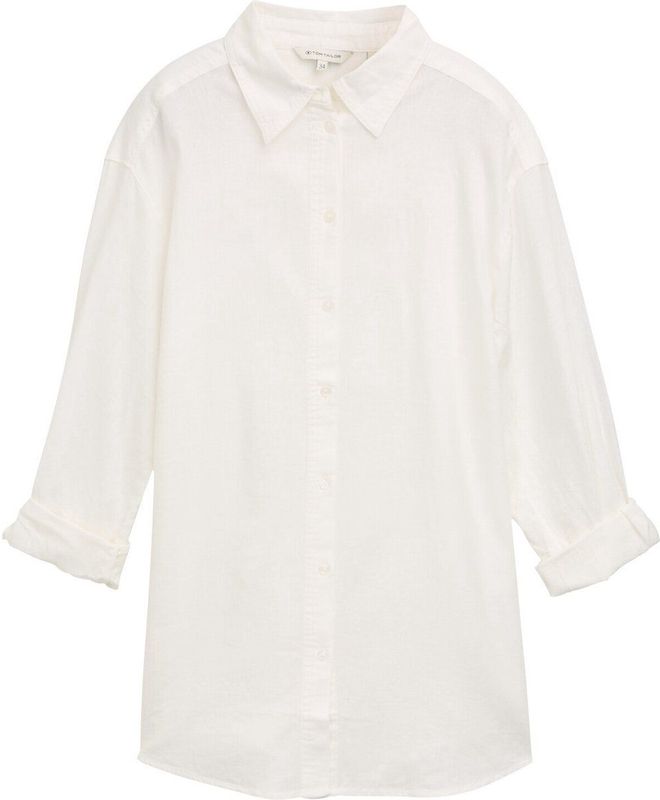 Tom Tailor Oversized blouse met linnen
