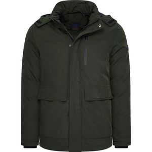 Mario Russo Parka Arctic Jacket - Jas Heren - Winterjas Heren - Waterafstotend - Winddicht - Groen - XXL