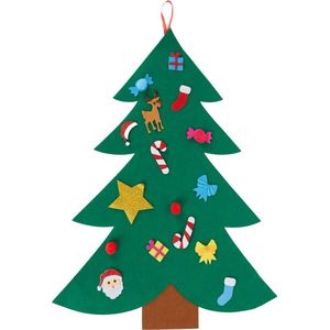 Kerstboom Vilt - Kerstboom Kinderen - XL - 26 STUKS - Kerstboom Binnen - Cadeau Kerst - Kerstboom Versiering - Kerstversiering - Speelgoed Kinderen - DIY