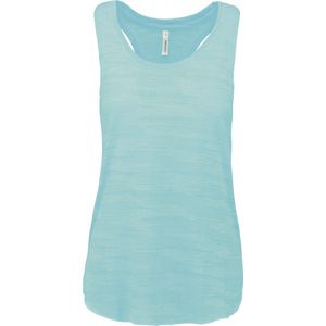 Tank Top Dames S Proact Mouwloos Ice Mint 65% Polyester, 35% Viscose