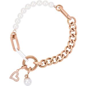 iXXXi-Connect- Dawn-Rosé goudkleurig-Dames-Armband-19.5cm