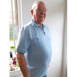 Hajo Polo Lichtblauw XL / Blauw / Katoen