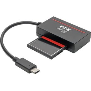Tripp Lite U438-CF-SATA-5G geheugenkaartlezer USB 3.2 Gen 1 (3.1 Gen 1) Type-C Zwart