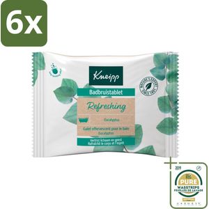 Kneipp - Badbruistablet - Mint Eucalyptus - Voordeelverpakking - 6 stuks - Munt - Welness