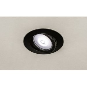 Lumidora Inbouwspot 73895 - CODY - Ingebouwd LED - 10.0 Watt - 750 Lumen - 2700 Kelvin - Zwart - Metaal - Buitenlamp - Badkamerlamp - IP54 - ⌀ 10 cm