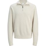 Jack & Jones - Jprblamilano Stitch Knit - Trui - Cloud Dancer/Melange