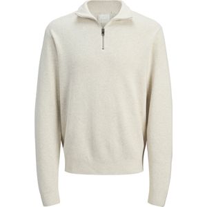 Jack & Jones - Jprblamilano Stitch Knit - Trui - Cloud Dancer/Melange