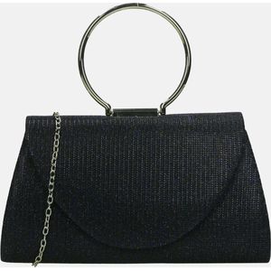 Firenze ring clutch glitter blue