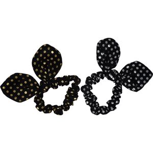 Jessidress Haarelastiekje Sterke Haar elastieken met stippen patroon