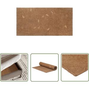 The Living Store Kokosvezel Matrasonderlegger - 90 x 200 cm - Ademend en Duurzaam