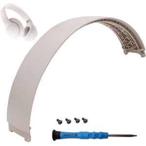 Allecto Plus - Hoofdband reparatieset voor draadloze bluetooth-hoofdtelefoon, wit.