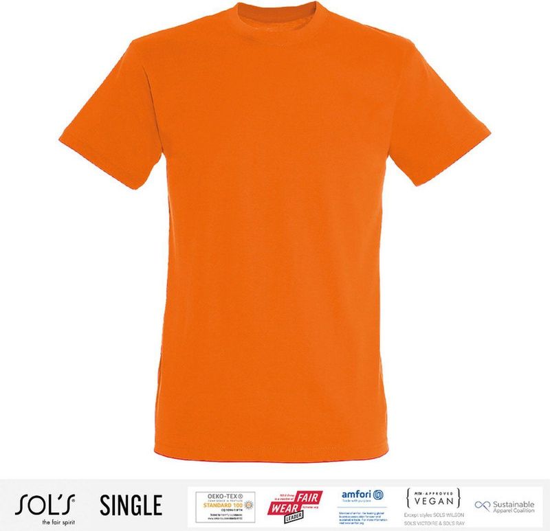 Snapper Rock - UV Rash top voor kinderen - Korte mouw - Oranje - maat 12 (141-148cm)