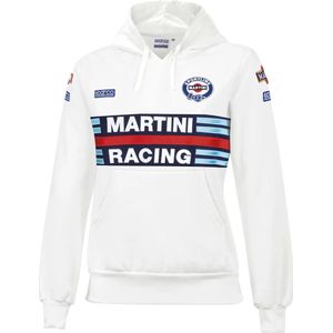 Sparco Martini Racing Dames Hoodie - Wit - Dames hoodie maat L
