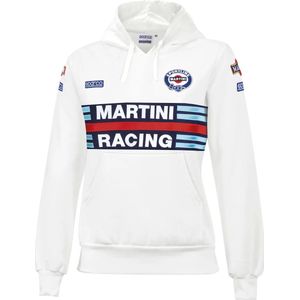 Sparco Martini Racing Dames Hoodie - Wit - Dames hoodie maat S