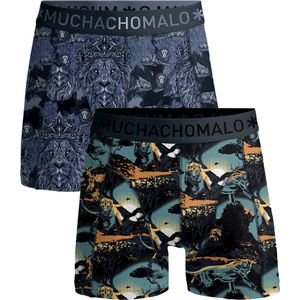 Boxershort Muchachomalo Men Shorts Lion Print Green 