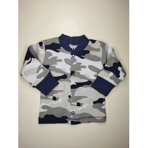 Nini - Vestje Lucas - Shirtje met drukknopen - Maat 68 - 4 t/m 6 maanden