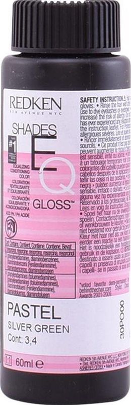 Semi-permanente kleurstof Redken EQ Gloss (60 ml) Ziverachtig Groen (60 ml)