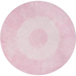 Lorena Canals Wasbaar katoen vloerkleed - Tie-Dye Pink - D150cm