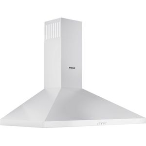Wiggo WE-A930P(W) - Wandschouw Afzuigkap - 90cm - Wit