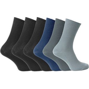 Diabetes sokken | SoGZz medische sokken | naadloze teensectie | 6 paar | Maten: 39-42, 43-46, 46-50 | zonder knellende boord