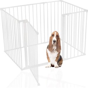Bettacare Huisdierenren Assortiment, Wit 72cm x 105cm (10 opties beschikbaar), Hondenren voor Huisdieren Honden en Puppy's, Hondenren geschikt voor binnen- en buitengebruik, Puppyren, Eenvoudige Installatie