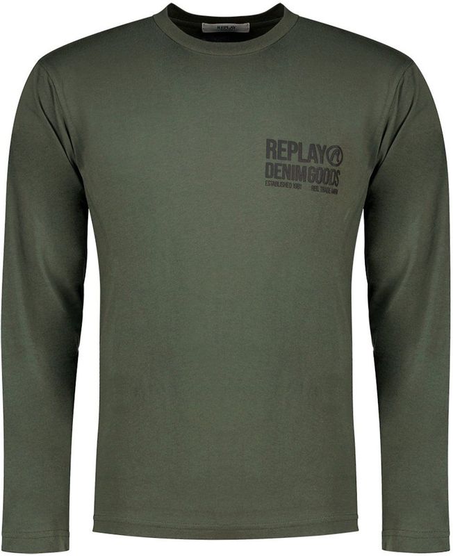 Replay - M3300 .000.2660 - T-shirt - Groen