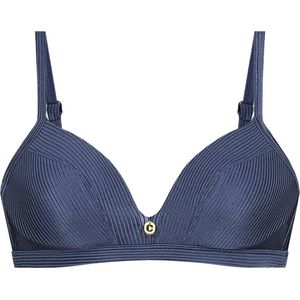 Ten Cate Triangle Padded Wired bikini top dames donkerblauw