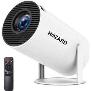 Hozard - Mini Beamer - HD Projector - Android 11.0 & WiFi 6 - Media Streamer