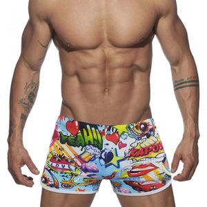 Cartoon Zwemshort Heren Sneldrogend - Slim Fit - Zwembroek - met Pad