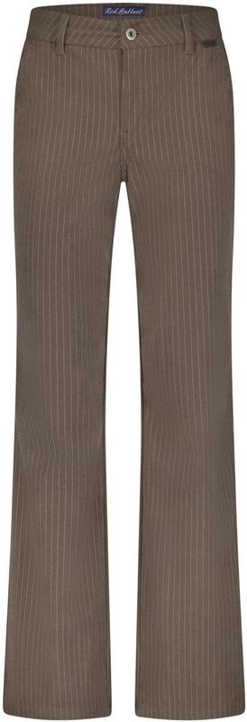 Red Button Broek Claudette Pinstripe Rib Srb4582 Mud Dames Maat - W36 X L33