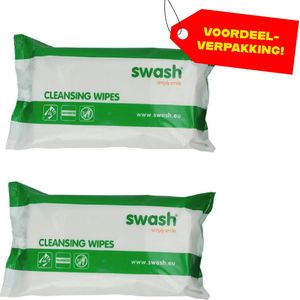 2x Swash Cleansing Wipes Geparfumeerd - Voordeelverpakking!