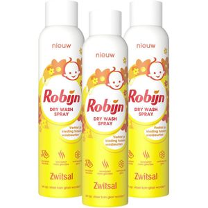 Zwitsal - Robijn Dry Wash Spray - Kleding Opfrisser - 3 x 200ml - Voordeelpack