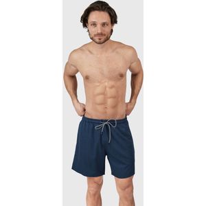 Brunotti Wijde Zwemshort - Night blue - maat S (S) - Heren Volwassenen - Polyester- 2411310065-7996-S