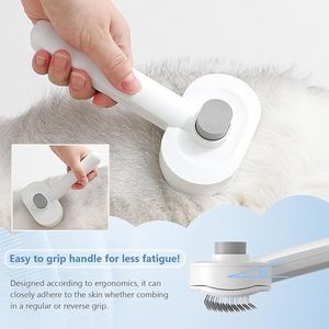Kat Grooming Borstel, Hond Slicker Borstel, Huisdier Reinigingsvergieten Borstel Massage Kammen voor katten en honden met kort, Medium & Lang Haar