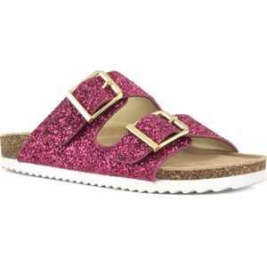 Colors of California Sandalen Fuchsia Glitter - Dames - Maat 39