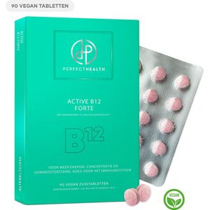 Perfect Health - Vitamine B12 1000mcg - 90 Zuigtabletten - Methylcobalamine - Vegan