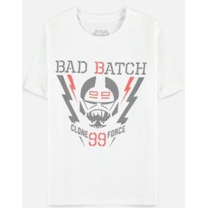 Star Wars - The Bad Batch - Wrecker Kinder T-shirt - Kids 110 - Wit