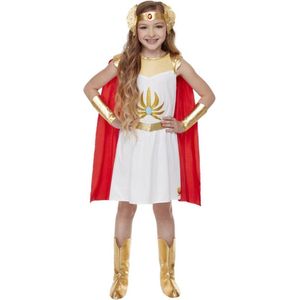 Smiffy's - Strijder (Oudheid) Kostuum - Heldin She-Ra De Power Prinses Adora - Meisje - Rood, Wit / Beige - Large - Carnavalskleding - Verkleedkleding