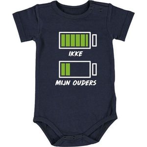 Batterij Ikke Batterij mijn ouders Baby Romper | rompertje | geboorte | cadeau | jongen