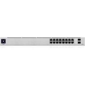 Ubiquiti - UniFi USW-16-POE - Netwerkswitch - 16 poorten - 42W PoE