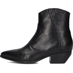 Notre-V Ar231 Enkellaarsjes - Enkelboots met rits - Dames - Zwart - Maat 39