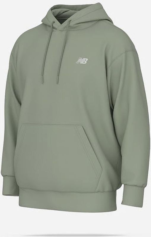 New Balance - Sport Essentials Fleece Hoodie - Alpengroen - Heren