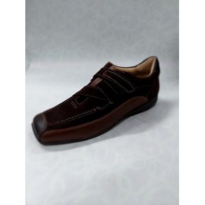 ROHDE 8802 / instappers met klittenbanden / bruin / maat 41