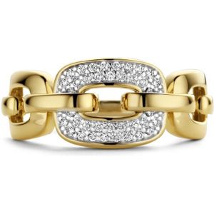 Ring Schakel Diamant 0.16ct H Si