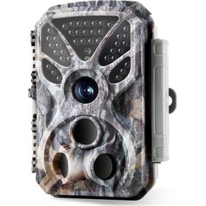 Lexium Wildcamera voor Buiten - Wildcamera met Nachtzicht - WiFi - Hoge Resolutie - Waterdicht - Wild Camera - Premium